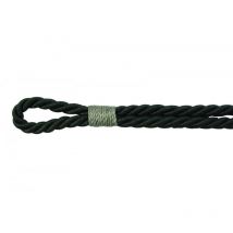 Combo - Embrasse rideau textile cordon Coloris - Gris anthracite