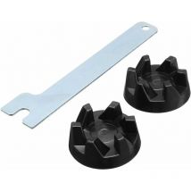 Embrayage à engrenages en caoutchouc pour mélangeur 2 pièces avec outil de retrait pour KitchenAid 9704230