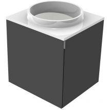 Emco - evo 450 Gästewaschtisch, schwarz, 450x450x508mm, 958227514