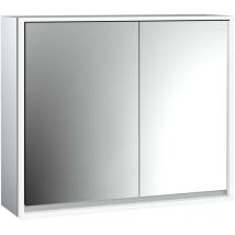 Emco - loft Lichtspiegelschrank, 800mm, 2 Türen, Aufputzmodell,