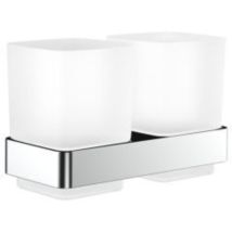 Emco - chromé verre Loft double 052500100 chromé , verre satiné, modèle mural