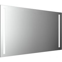 MI 270 LED-Lichtspiegel mit 2 Lichtausschnitten – Sensorschalter – stufenlos einstellbare Helligkeit und Lichtfarbe – 800 mm Höhe – IP 20