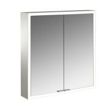 Emco - prime Lichtspiegelschrank, 600 mm, 2 Türen, Aufputzmodell,