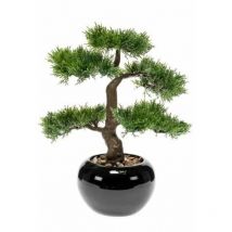 Emerald - Bonsai cedro artificial verde 34 cm 420003