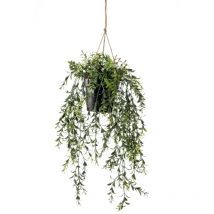 Buis artificiel suspendu en pot 50 cm Emerald
