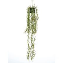 Buisson suspendu de hoya artificiel 80 cm en pot Emerald
