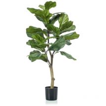 Ficus lyrata artificiel 90 cm Emerald