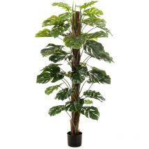 Emerald - Kunstpflanze Monstera an Stangen 150 cm