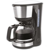 CME-122933 Kaffeemaschine Schwarz, Silber Fassungsvermögen Tassen=12 Glaskanne, Warmhaltefun - Emerio