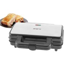 St-109562 Piastra Per Sandwich Acciaio Inox, Nero - Emerio