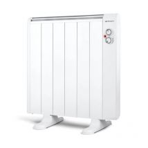 Suinga - Radiateur Electrique Basse Consommation 6 éléments 1000W Orbegozo, pieds d'appui inclus