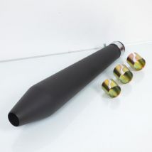 Emgo Auspuffschalldämpfer Für Auto 80-84033 / Mattschwarz 48cm