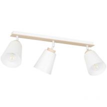 Emibig Lighting - Emibig atlas Barre de spots plafond blanc 3x E27