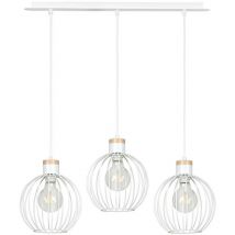 Emibig Lighting - Emibig barbado Plafonnier suspendu filaire blanc 1x E27