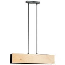 Emibig Lighting - Emibig carlo Plafonnier suspendu bar noir 2x E27