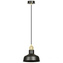 Emibig Lighting - Emibig ibor Plafón Colgante Domo Negro 1x E27