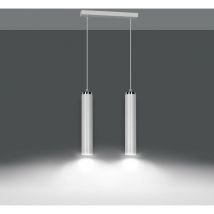 Emibig luna Plafoniera a Sospensione Bar Bianca 2x GU10
