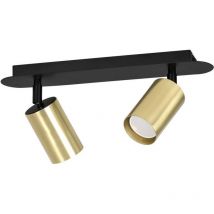Emibig Lighting - Emibig zen Spot de Plafond Twin Noir 2x GU10