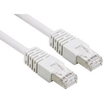 Câble patch réseau u/utp cat6 / 2 m / blanc / m-m - Eminent