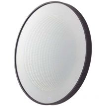 LUCANDE LED-Spiegel Emire – Aluminium – Schwarz – IP44 – Infinity-Effekt – Badezimmer