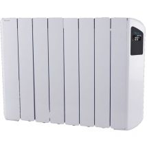 Farho - Emisor Victoria Wifi 1330W 8 elementos blanco pantalla negra