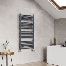 Emke - Central Heating Towel Rails Heated Towel Rail Bathroom Radiator Warmer 1000x500mm, Anthracite