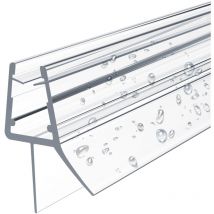 Emke - Joint de douche pour 7-8mm de verre Joint de douche en pvc porte de douche ou cabine de douche joint, modèle 3, 100cm 2 pièce