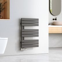 Emke - Radiadores toalleros de agua Toallero Baño Radiador, toallero de paneles, conexión lateral, radiador secador de toallas de agua caliente,