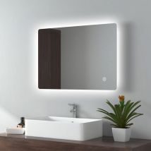 Specchi luminosi per bagno retroilluminazione 70x50cm Interruttore tattile, antiappannamento Luce bianca fredda/calda/neutra - Emke