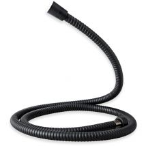 Emke - Tubo doccia da 1,75 m con protezione anti-torsione, doccetta cromata in acciaio inox, interfaccia universale g ½, tubo doccia certificato,