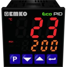 Emko Ecopid.4.5.1r.s.485 Termostato Pt100, J, K, R, S, T, L -199 Fino A +999 °c Relè 5 A, Ssr (l X L X A) 90 X 48 X 48