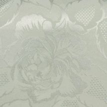 Table Cloth Damask Rose 63' Rd. White