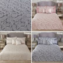 Emma Barclay Duchess Duvet King Bed, 100% Polyester, Blush Pink