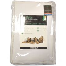 Emma Barclay Thermal Blackout Curtain Lining, White, 66 x 54 Inch, Pair