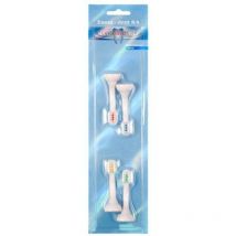 K4 Kids Aufsteckbürsten für elektrische Zahnbürste 4 St. Weiß - Emmident