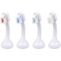 K4 Kids Testine Per Spazzolino Da Denti Elettrico 4 Pz. Bianco - Emmident