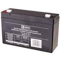 Non richiede manutenzione Accumulatore piombo-acido 6 v, 12 v, 1 pezzi, b9682 - Emos