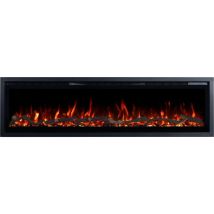 Emotion Flame Regal 106 - 900/1800 W - Elektrischer Kamin - Premium-feuer - Wand- Und Einbaubar - 106x35x12 Cm - Dekorativer Led-kamin Mit Heizung