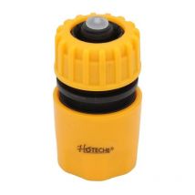 Hoteche - empalme conector 1/2 mm non stop , Empalme conector rápido para mangueras de 1/2 pulgadas Con sistema antigoteo y antifugas Fabricado en