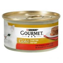 Gourmet - Empanadas Gold con ternera y tomates Purina 85 gramos