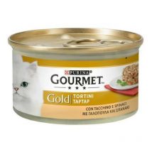Gourmet - Pastelitos Gold con pavo y espinacas Purina 85 gramos