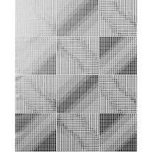 Empapelado estilo retro EDEM 85071BR30 Papel pintado ligeramente texturado con dibujo abstracto y acentos metálicos blanco gris-plata plata 5,33 m2