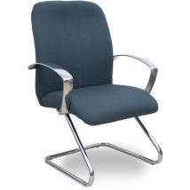 Caudete Sessel mit dunkelgrauem Bali Kufengestell