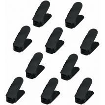 Empileur de Chaussures 30 Pièce Réglable en Hauteur sur 3 Niveaux, Ensemble de Supports Antidérapants en Plastique pour Organiser les Chaussures,