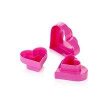 Emporte-pièce Coeur Set 3 Delicia Tescoma 630862