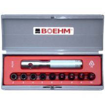 Emporte piece Boehm de 2 à 10 mm coffret de 9 emporte pieces