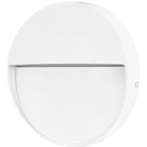 Forlight - Nod Round Foco led Exterior IP65 de Superficie para Pared. Lámpara de Pared para Señalizar Caminos . Escaleras y Rodapiés. led 2.6W Blanco