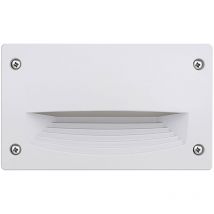 Dopo - Empotrable pared devon Rectangle s grid IP66 GX53 led T2 3.20W 405lm/410lm/410lm CRI80 3000K/4000K/6500K Blanco