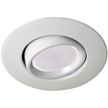 Empotrable redondo blanco + Bombilla led 8W neutra