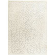 Emprise - Tapis avec relief motif empreinte naturel 120x170